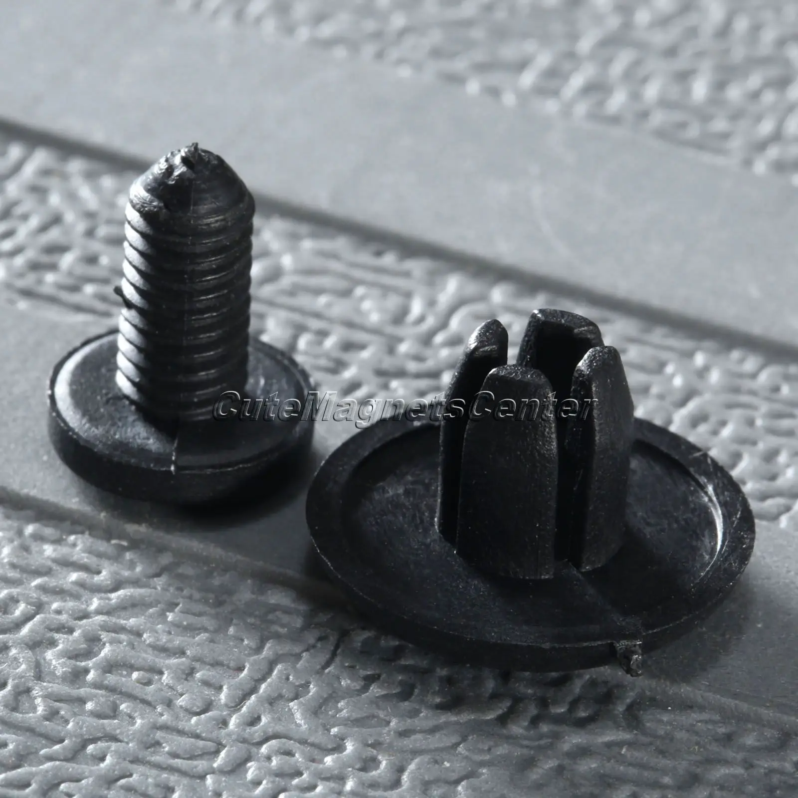 Черные нейлоновые клипсы для брызговиков 50 шт. универсальные Honda Accord Civic Crx