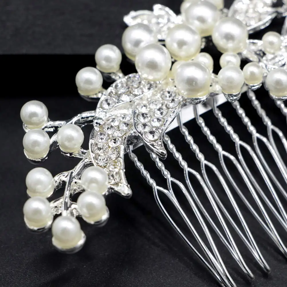 Simulated Bridal Jewelry Rhinestone Hair Accessories Wedding Hairpin for Women CX17 | Украшения и аксессуары