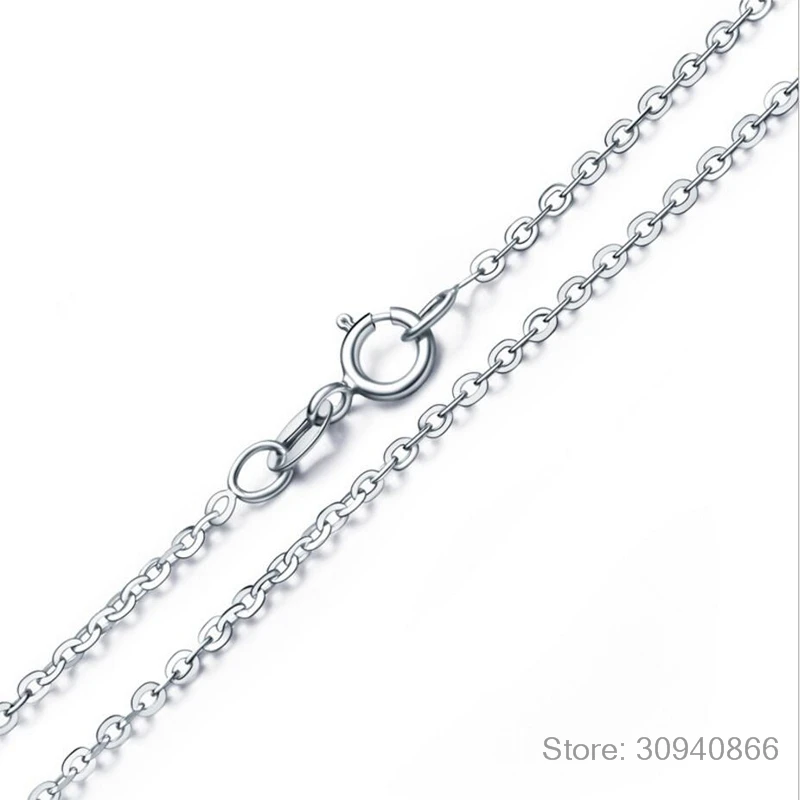 

Cute Clover Style Crystal Pendants Necklace For Women Wedding Party Pure 925 Sterling Silver Lady Choker Necklaces Accessory