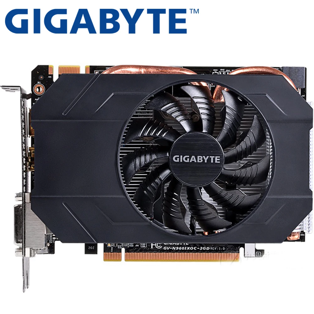 ПК настольный GIGABYTE Видеокарта gtx 960 2 Гб 128 бит GDDR5 видеокарты для NVIDIA VGA карты Geforce