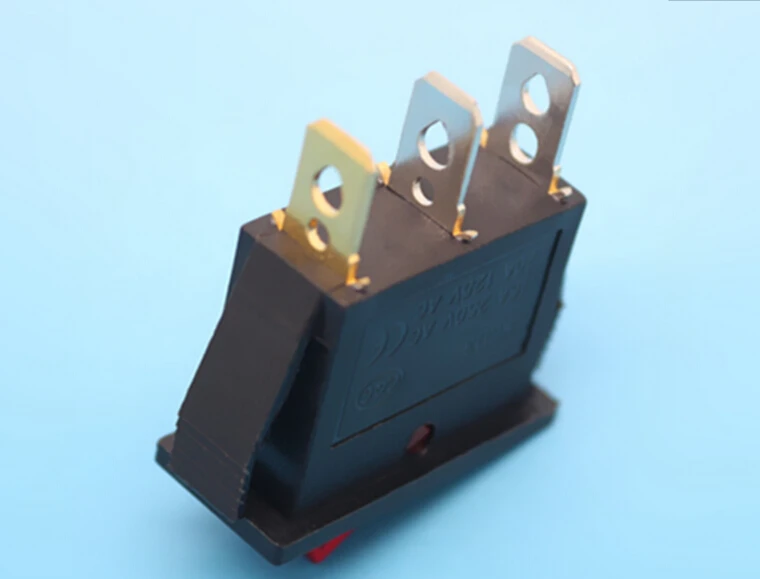 10 шт. зеленый светодиодный прямоугольный длинный кулисный переключатель 15 А 250 В