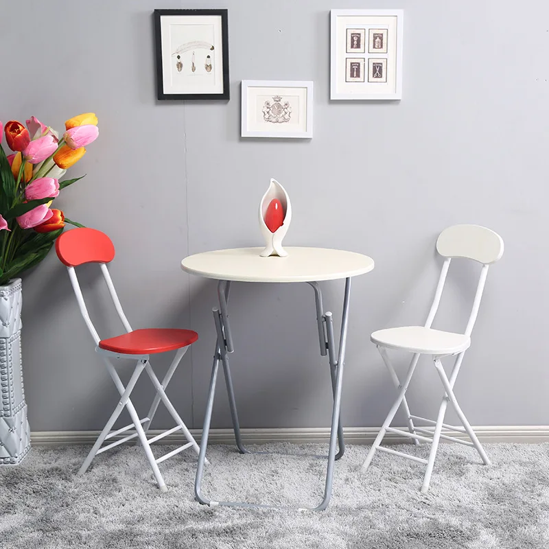 4 шт./лот складной стул модный обеденный стол портативный уличный современный