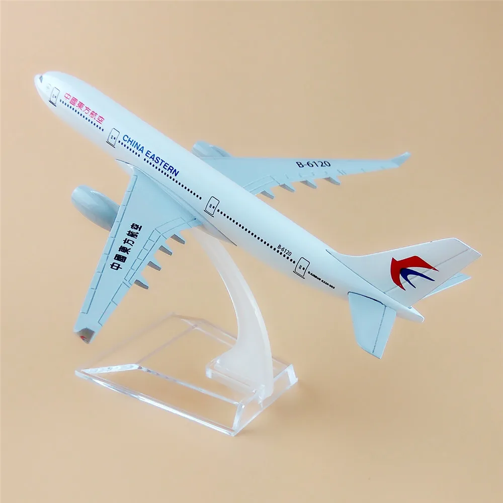 16 см металлический самолет модель Air China Восточной Airways Airbus 330 A330 самолета W Стенд |