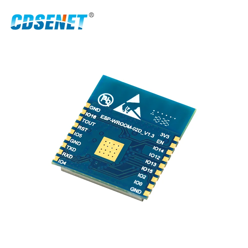 ESP8266 2 4 ГГц Wifi модуль CDSENET ESP WROOM 02D SMD rf приемопередатчик PCB антенна приемник