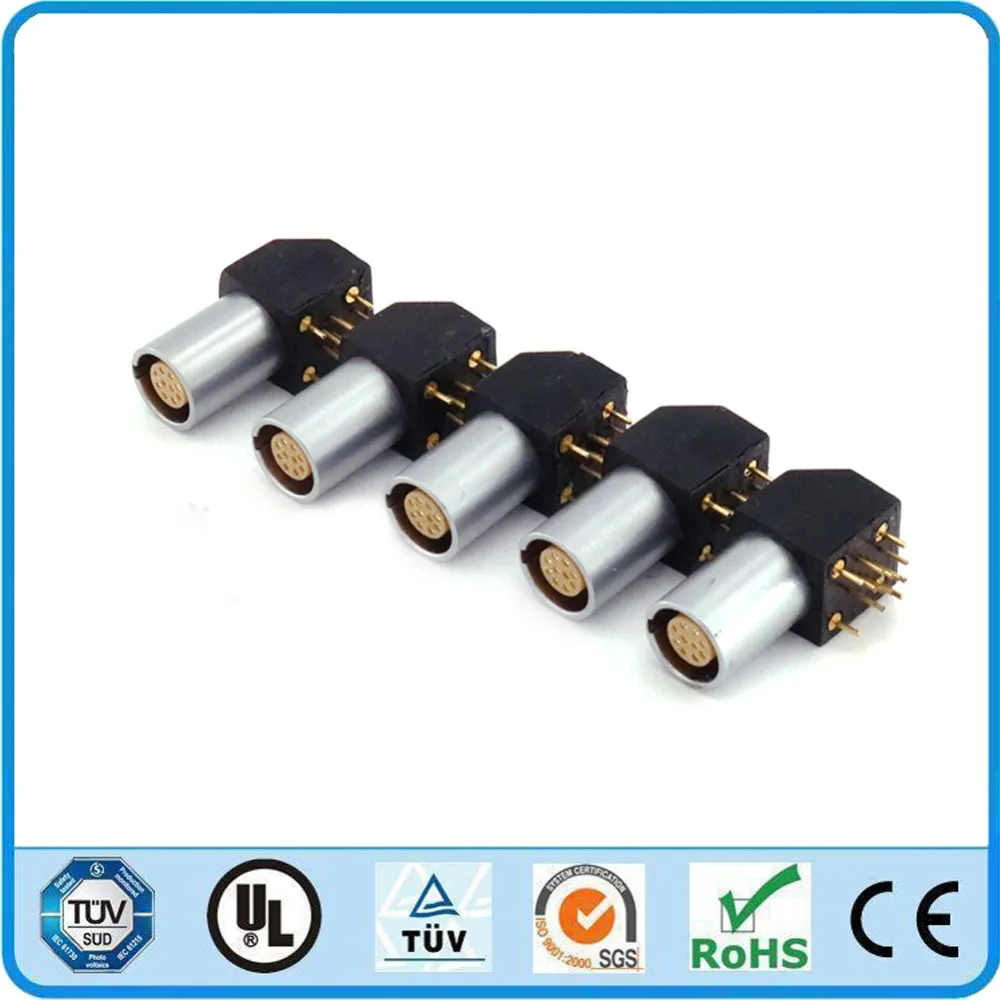EPG 1B 2 3 4 5 6 7 8 10 14 16 контактный разъем lemo 90 градусов локоть игольная плитка для PCB EPG.1B