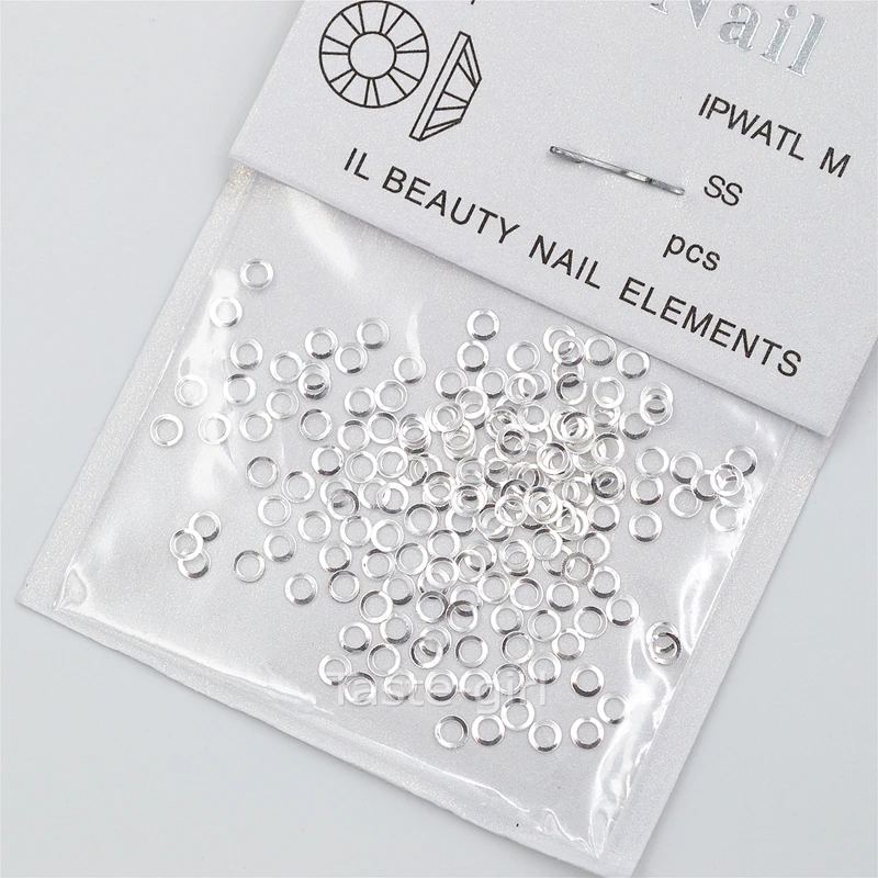 Высокое качество 4 упаковки смешанные золотые серебряные 3D металлические полые