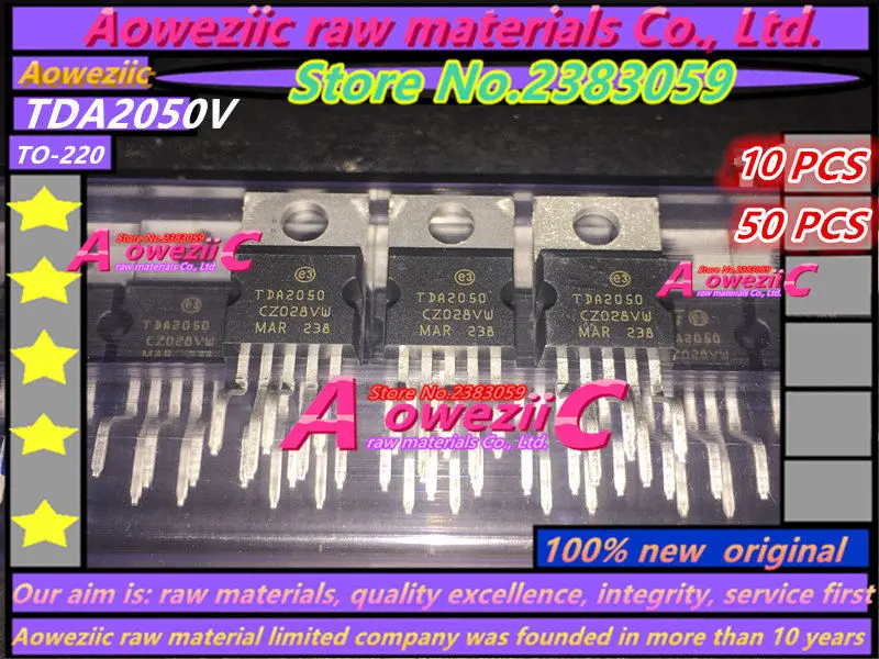 Aoweziic 100% Бесплатная доставка TDA2050V TDA2050 TO 220 одноканальный аудио усилитель