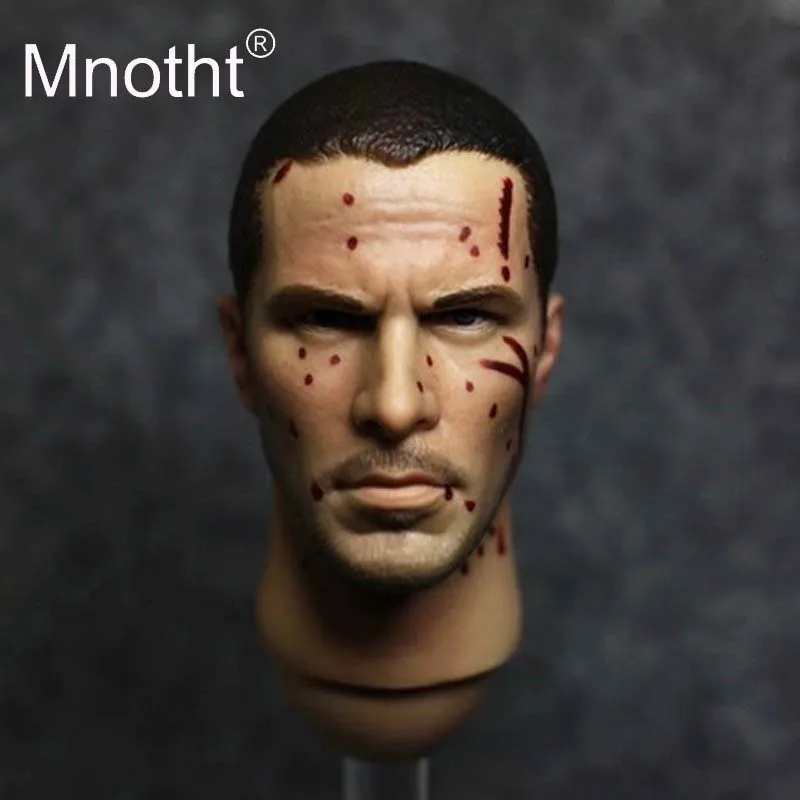 

Mnotht A-15 Head Sculpt 1:6 Scale Male Soldier Head Carving Accessory for 12in Action Figure Toy Man Body Model Collection M3n
