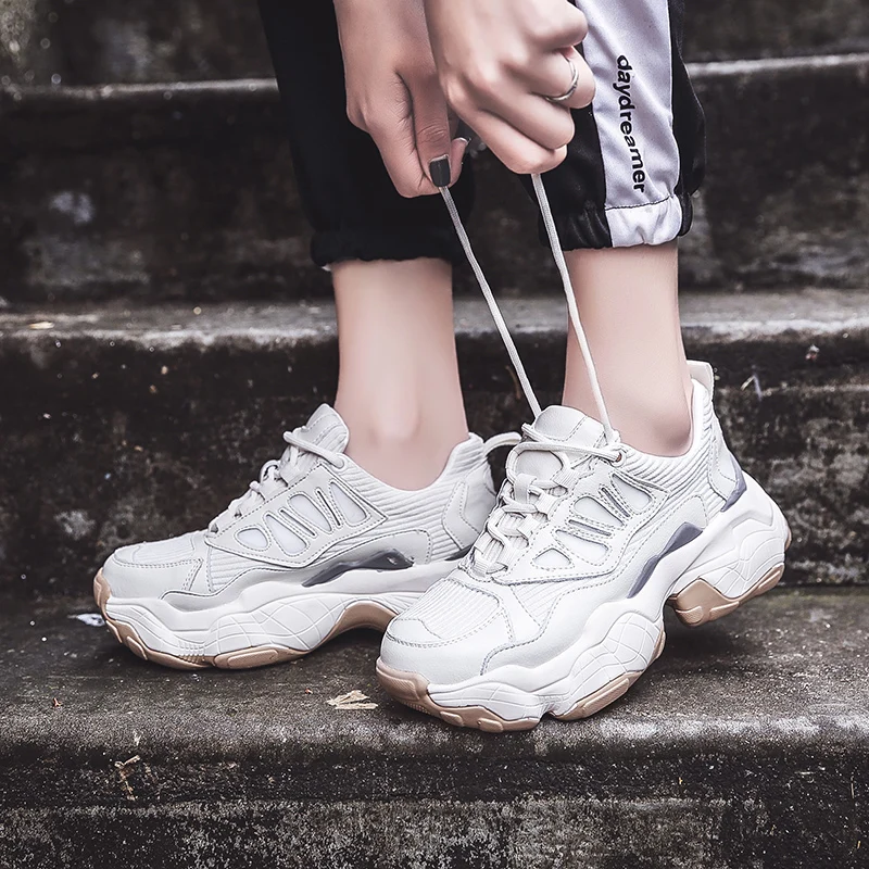 Women's breathable mesh running shoes 2019 spring and summer increased students women sports MM-46 | Спорт и развлечения