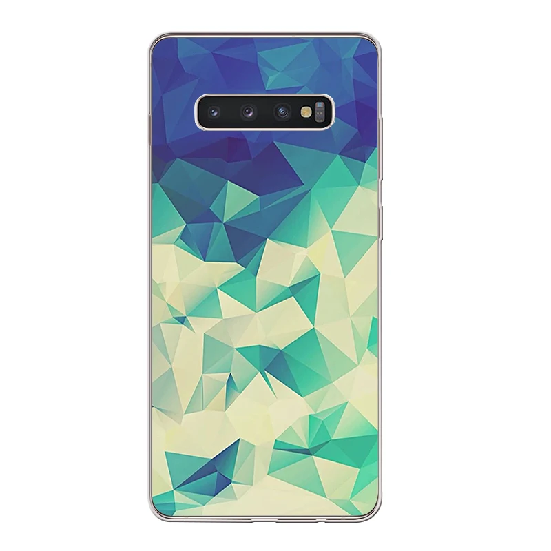 ciciber Phone Case for Samsung Galaxy S10 S10+ S10e Soft TPU Back Cover S9 S8 S7 S6 S5 Edge Plus S9+ Plaid Pattern |