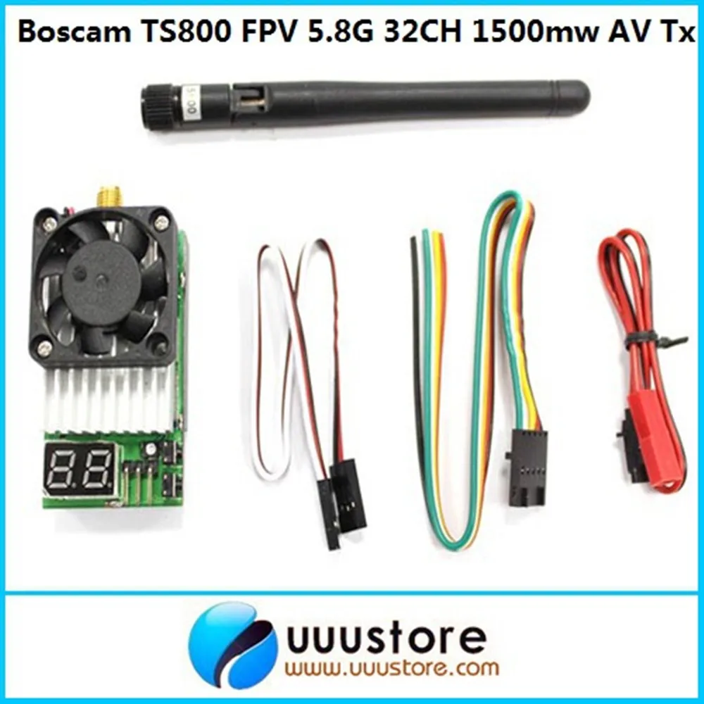 Новый Boscam 5 8G 8 Ghz 32CH 1500 mw TS800 FPV беспроводной AV мини передатчик Tx с