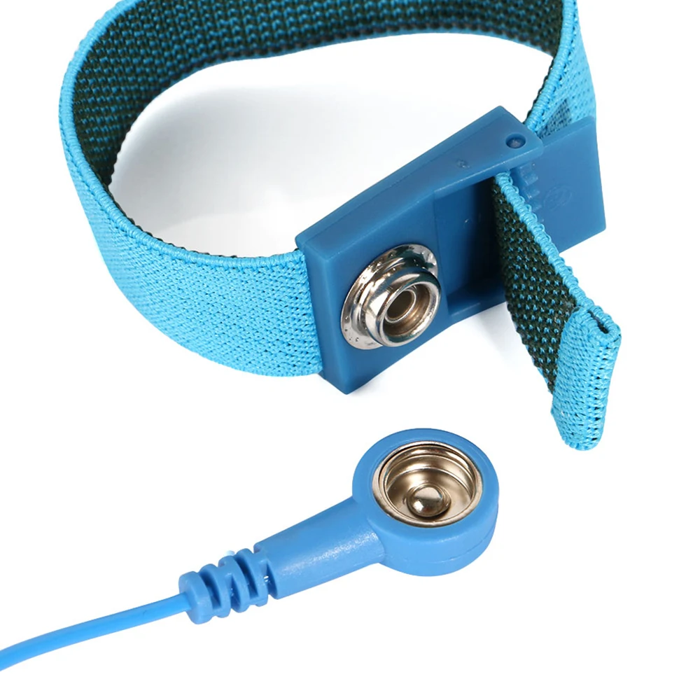 Бесплатная доставка Лучший Антистатический ESD ремешок на запястье эластичная