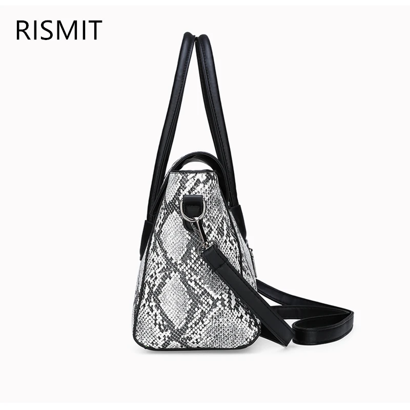 Bolsas Feminina Limited Rismit новинка 2019 женская сумка через плечо змеиный живот для женщин и