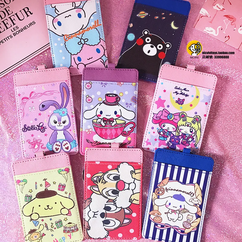 Duffy Bear's Friend Stellalou Sailor Moon или Pudding Dog мультяшная карточка для хранения детские