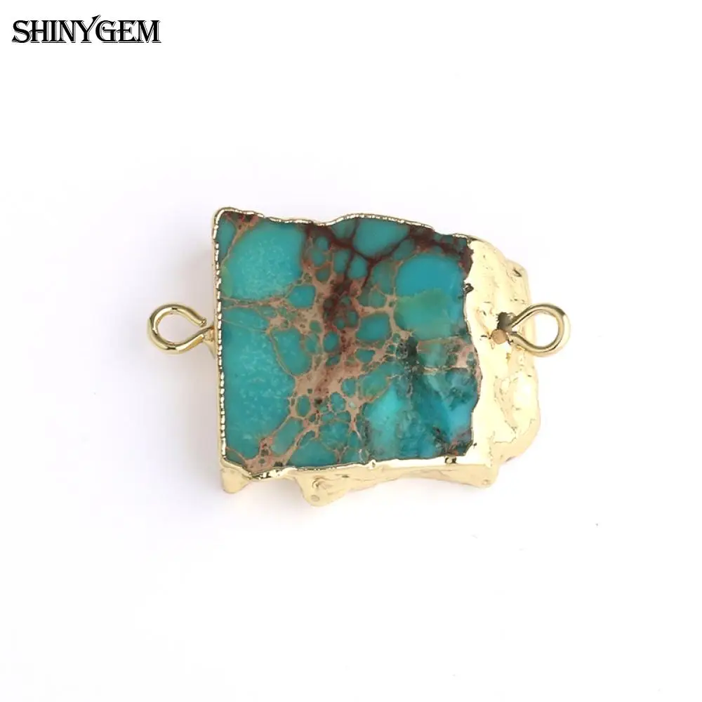 ShinyGem 5 шт. естественный неправильной формы морской осадочный Кулон Разъем