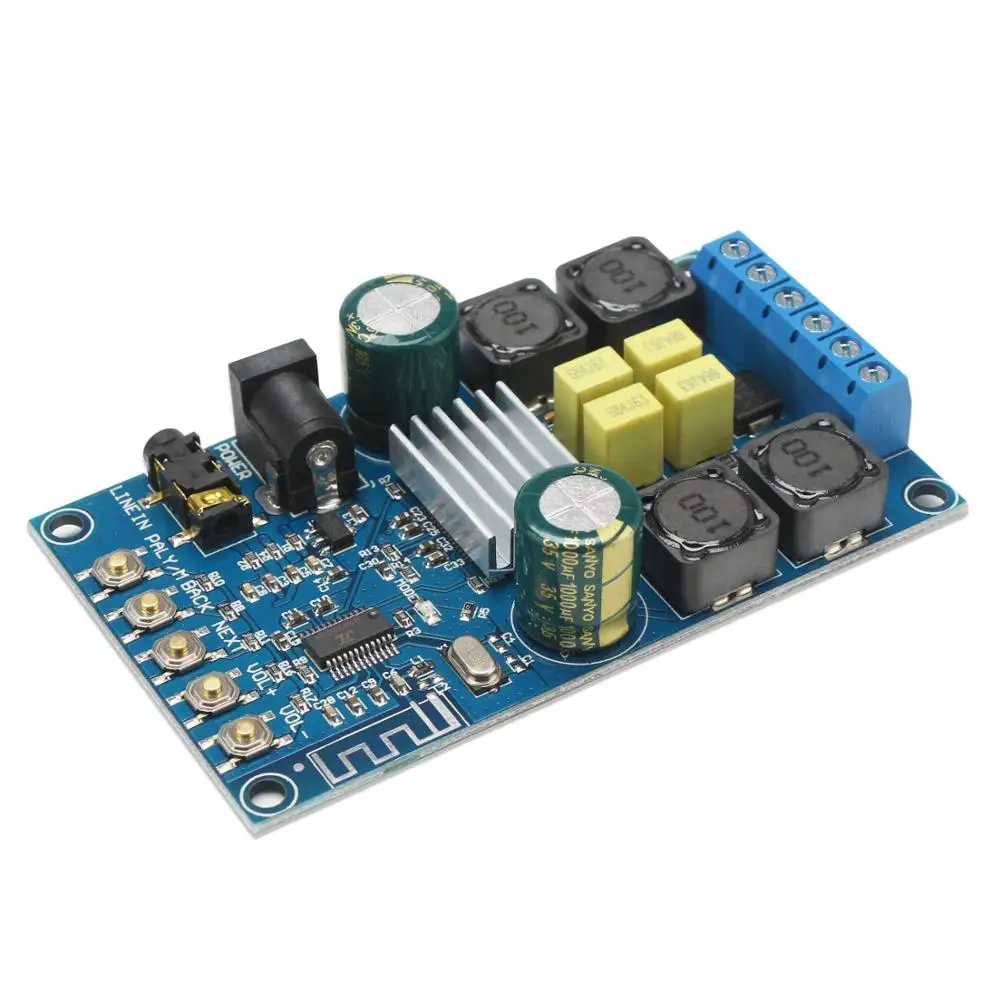 TPA3116 50 Вт + 2 0 аудио Беспроводная Bluetooth стерео цифровая плата усилителя мощности с
