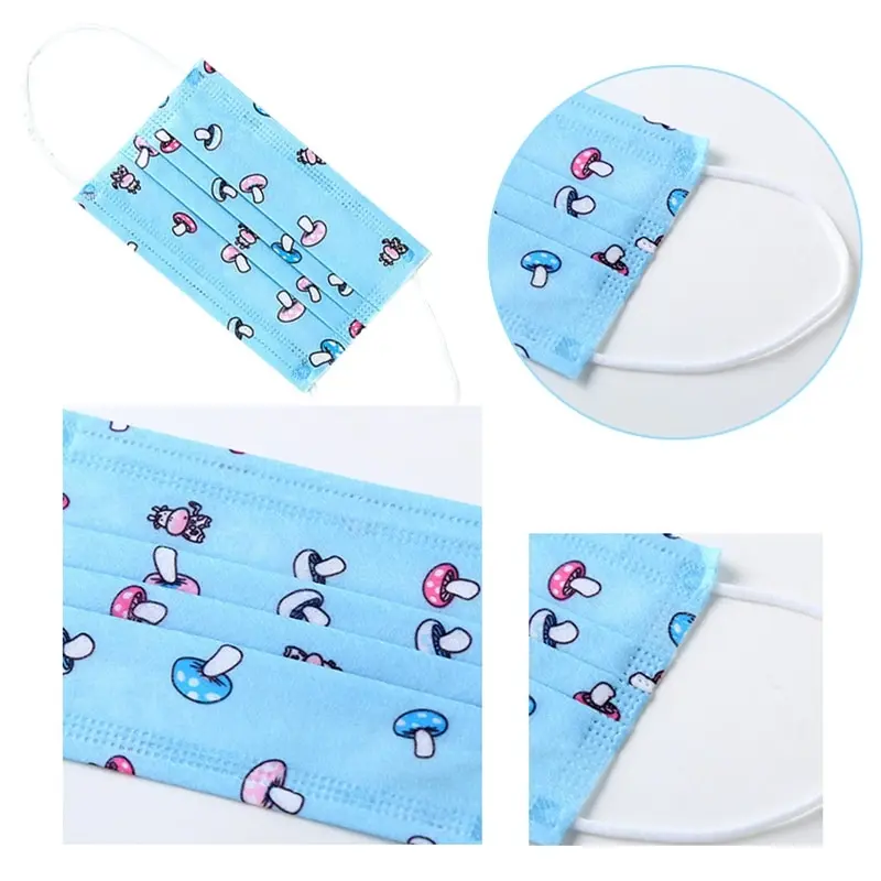 Nice 10pcs Kids Disposable Medical Mouth Face Mask Anti-Dust Cover