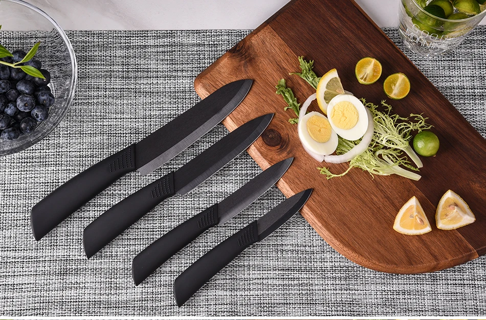 Керамический нож, 6 дюймов, кухонные ножи, черный Цирконий, ABS ручка, нож для овощей, нож для нарезки мяса, кухонный инструмент для приготовления хлеба, ножи