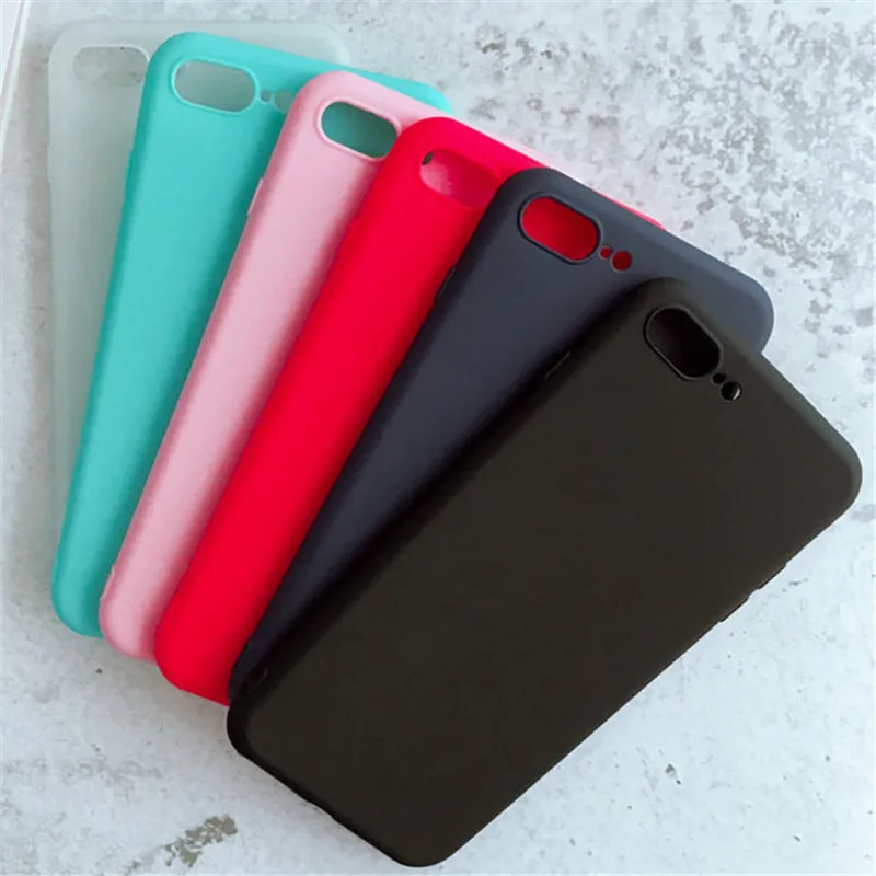 Матовые яркие Силиконовые ТПУ Мягкие Чехлы для Xiaomi Pocophone F1 чехол A1 A2 MIX 2 2S 3 MAX Pro 5X 6