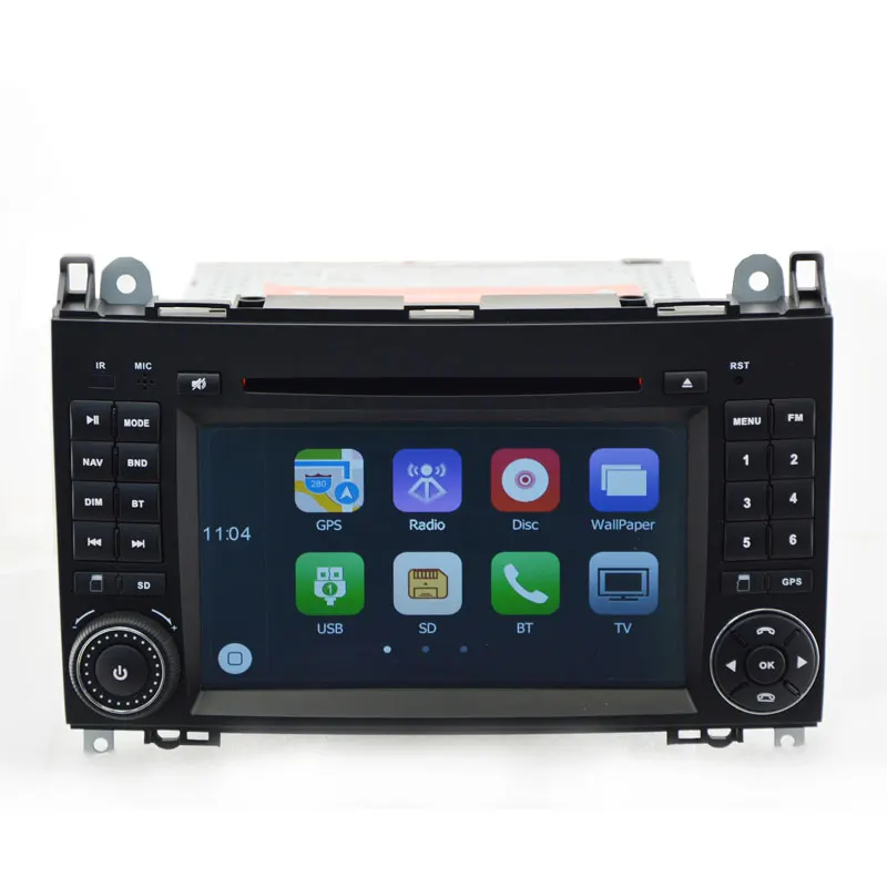 Авторадио dvd mp3 mp4 Музыка для Mercedes/Benz/Sprinter/W209/W169/B200/A class/W169/B class/W245/B170 с gps