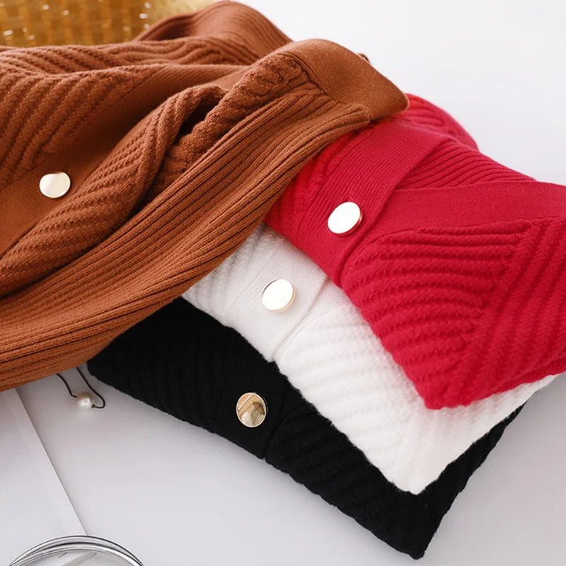 Women Cardigan Sweater 2018 Autumn Winter Cashmere Casual Single Breasted Cardigans Soft Outwear kz458 |