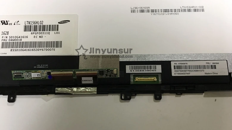 

original 15.6" For Lenovo ThinkPad S5 Yoga 15 20DQ 20DQ0038GE Laptop touch LCD screen assembly FHD 1920*1080 LTN156HL02