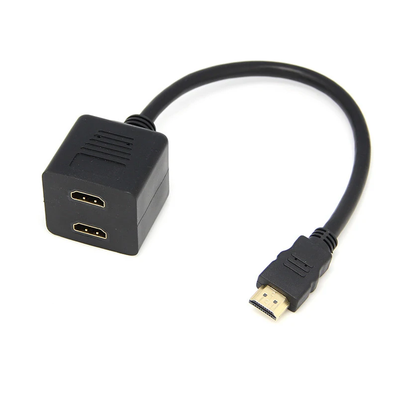 1 HDMI Мужской до 2 Женский Аудио Видео кабель сплиттер переключатель для HDTV DVD PS3