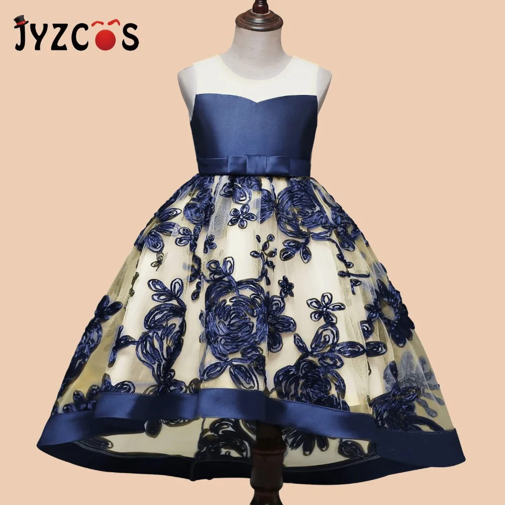JYZCOS/платье принцессы для маленьких девочек на свадьбу детское праздничное