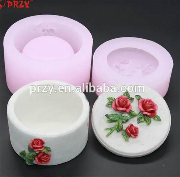 

Silicone Mold DIY Gift Round Jewel Case Silicone Mold Round Shape Mini Storage Box Silicone Mold Clay Resin Aroma Stone Moulds