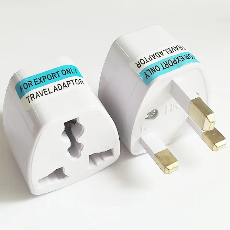 100 шт. новинка США ЕС Австралия Великобритания вилка Британская адаптер питания