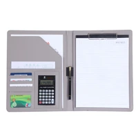 diy scarp business manager padfolio multi function advanced folder writing pads office school supplies clipboard embossing file