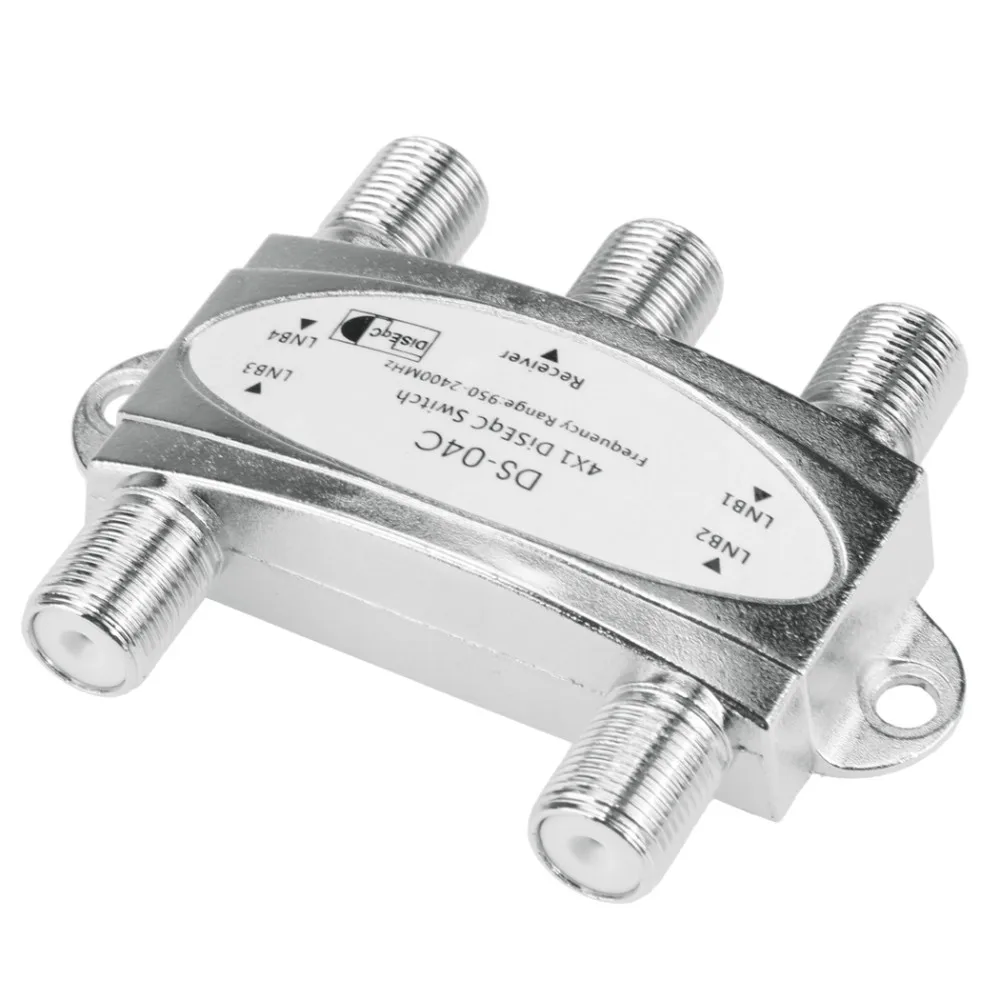 Новинка 2018 оригинальный переключатель Zinc4 * 1 DiSEqC 2 0 спутниковый ТВ цифровой