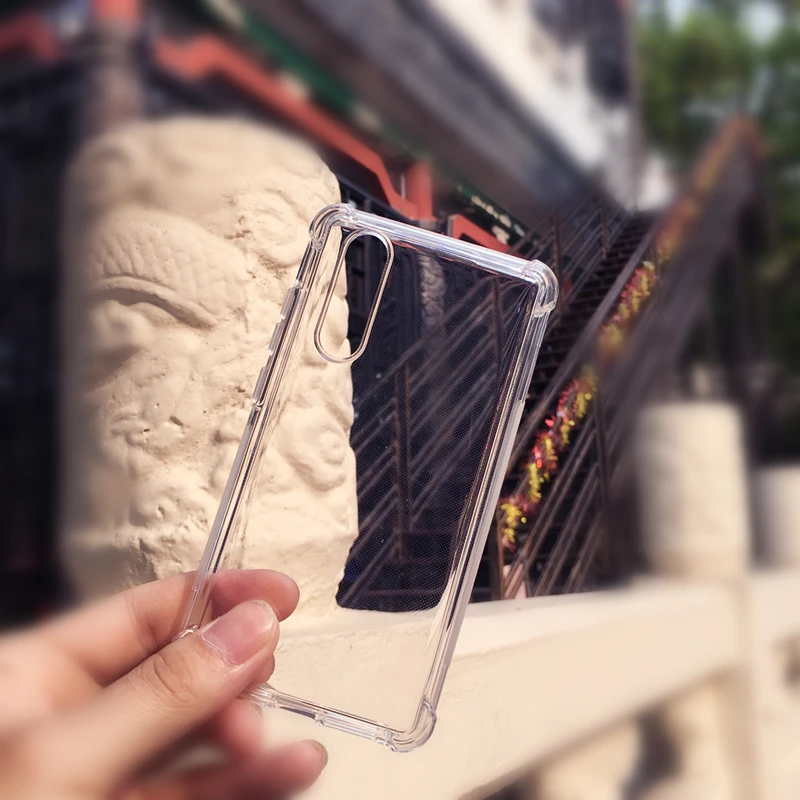 Прозрачная силиконовая подушка чехол для Sharp Aquos S2 принципиально Противоударная