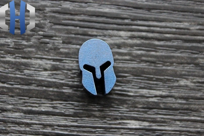 Горячее предложение! нож, титана, нож, шарик, Spartan Зонт EDC, веревочный Нож EDC, многофункциональный инструмент, Одноцветный, на молнии - Цвет: Blue