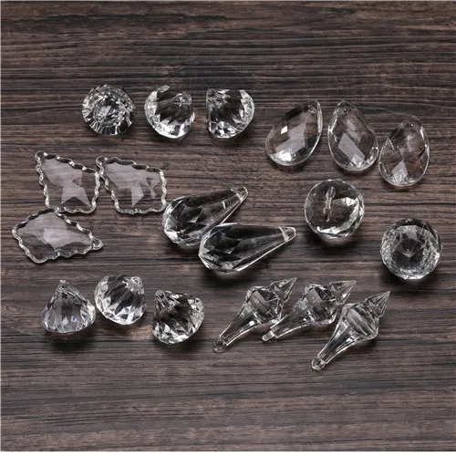 10 шт. прозрачные кристаллы для украшения свадьбы | Дом и сад