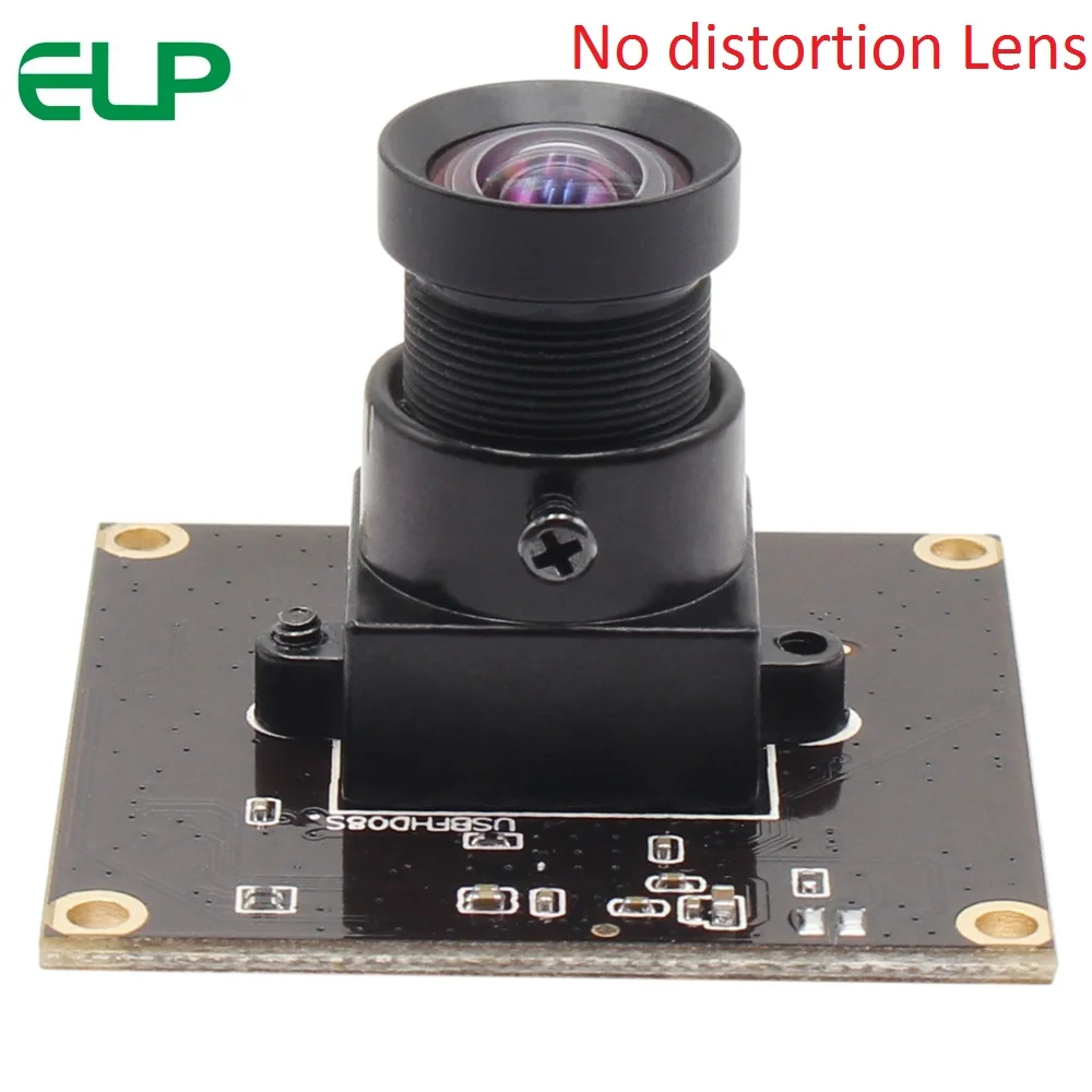 No distortion lens ELP 260fps/120fps/60fps USB2.0 драйвер веб-камеры бесплатно OV4689 CMOS сенсор 1080P HD мини Высокоскоростная камера 260fps - Цвет: No distortion lens