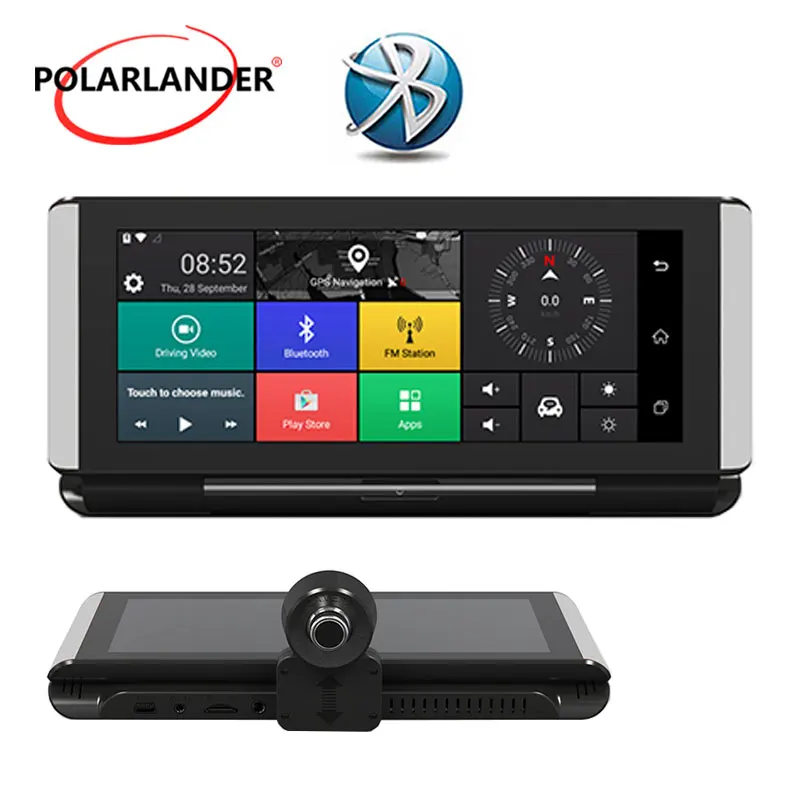 

Driving recorder Bluetooth 6.86 inch 16G external portable 3G/WIFI folding control platform Android
