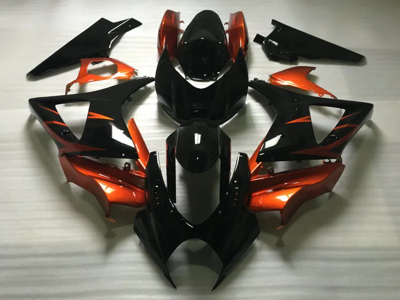 Новый набор обтекателей для мотоциклов GSXR1000 K7 07 08 GSXR 1000 2007 2008 ABS красный черный +