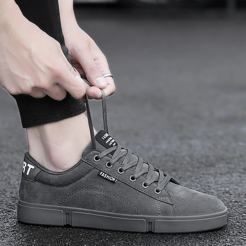 2018 Новый Осень Повседневная Мужская обувь Человек Туфли без каблуков дышащие