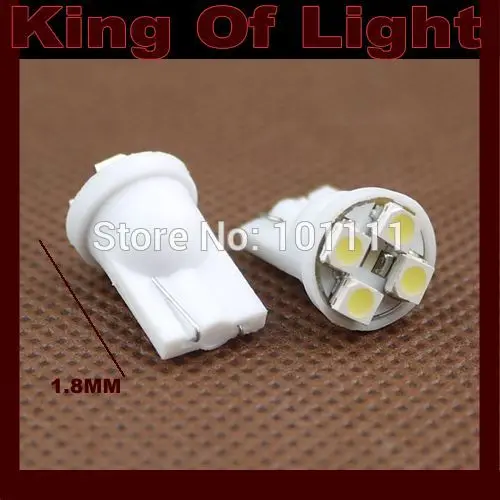 20X авто светодиодный 194 W5W 4SMD T10 4 smd 3528 клиновидный светильник лампа белый синий