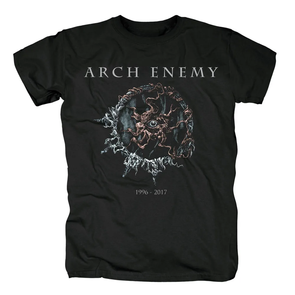 Футболка из хлопка с коротким рукавом и металлическим принтом|Мужские футболки| |