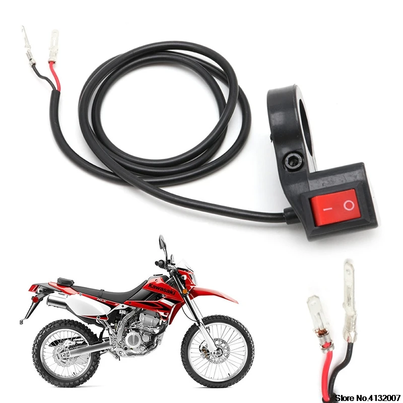 7/8 дюймов руль мотоцикла велосипеда скутера ВКЛ ВЫКЛ головка противотуманный