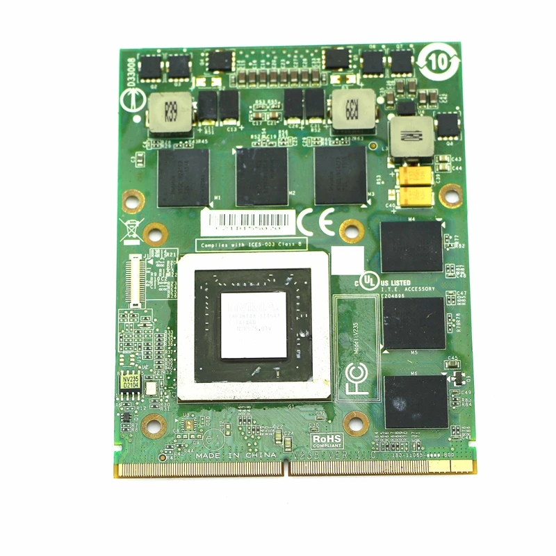 Оригинальная видеокарта HoTecHon GTX 460m GDDR5 1 5 ГБ V235 VER: 0 для MSI 16F21 GX680 GT683 GT683DX