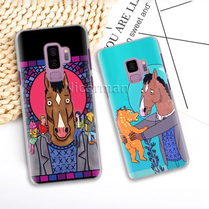 Чехол для телефона для samsung Galaxy S10e S10 S8 S9 плюс S6 S7 край A40 A50 A70 M20 крышка Конь БоДжек лошадь твердая PC чехол