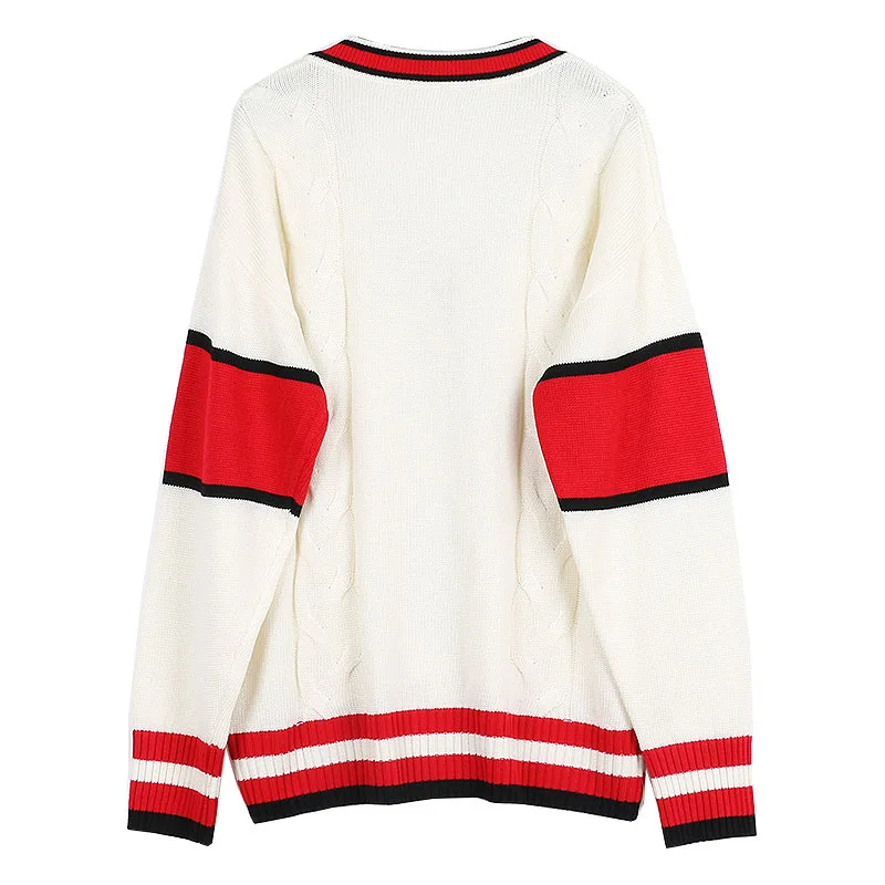 GRUIICEEN V-neck women knitting cardigans 2018 spring single breasted brand new high end loose cardigan jacket coat |