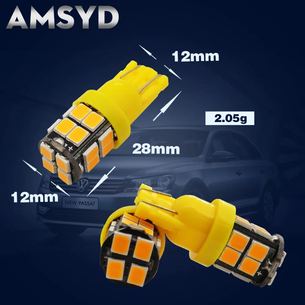 1 шт * автозапчасти Toyota Hilux W5W T10 Автомобильный светодиодный лампы 20SMD 2835 168 194