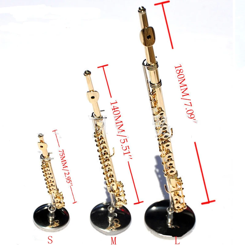 

MoonEmbassy 3D Musical Instrument Flute Miniature Display Model