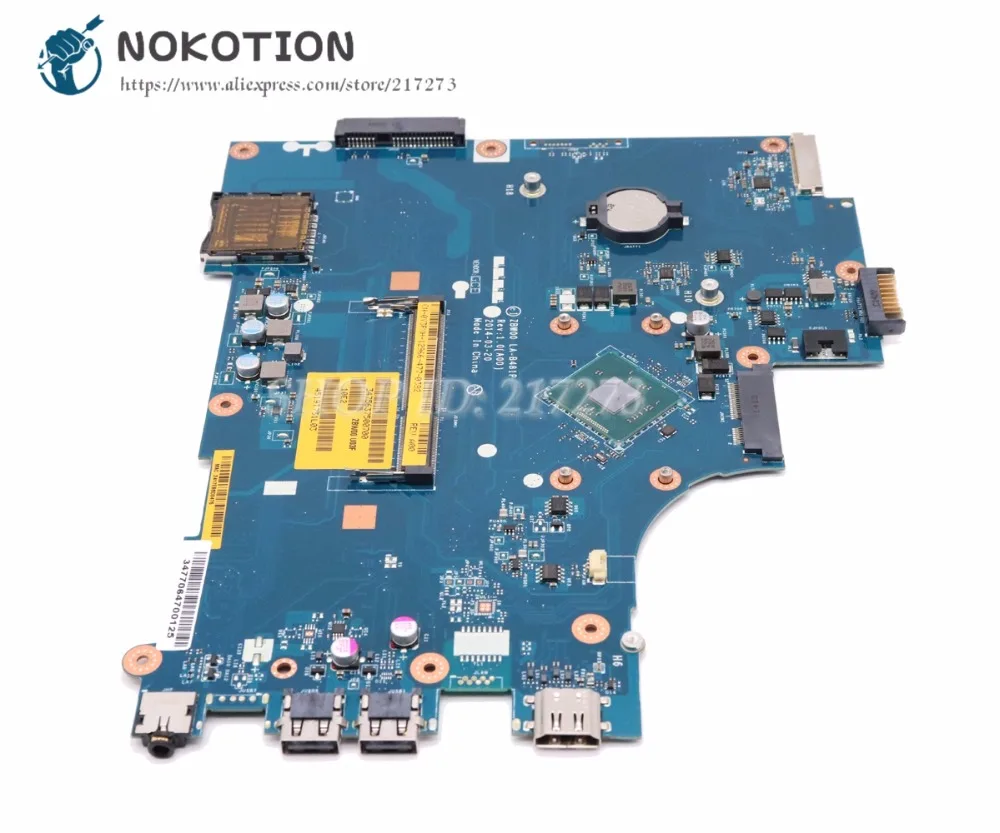 NOKOTION новая материнская плата для ноутбука Dell inspiron 15 3531 CN-0Y3PXH 0Y3PXH ZBW00 LA-B481P основная плата N3530 процессор на плате DDR3