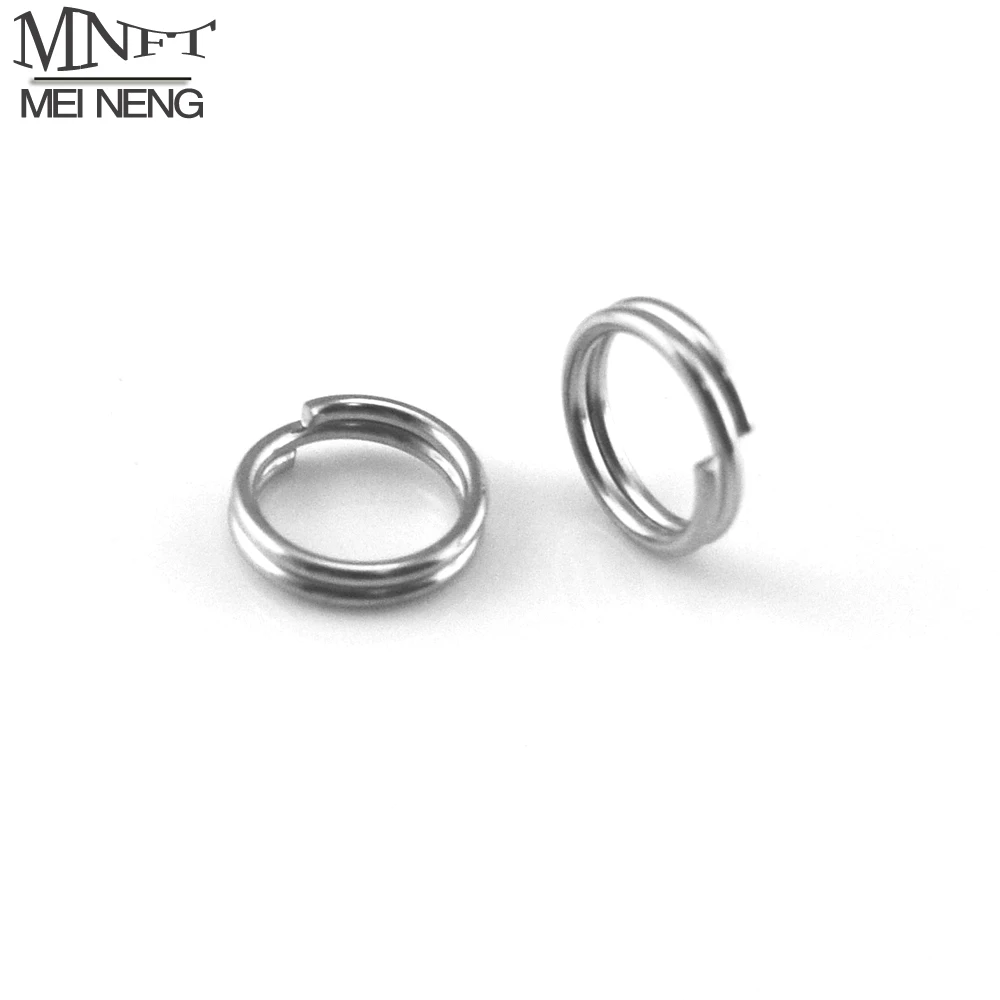 MNFT 100 шт. двухконтурные раздельные кольца рыболовные приманки круглые