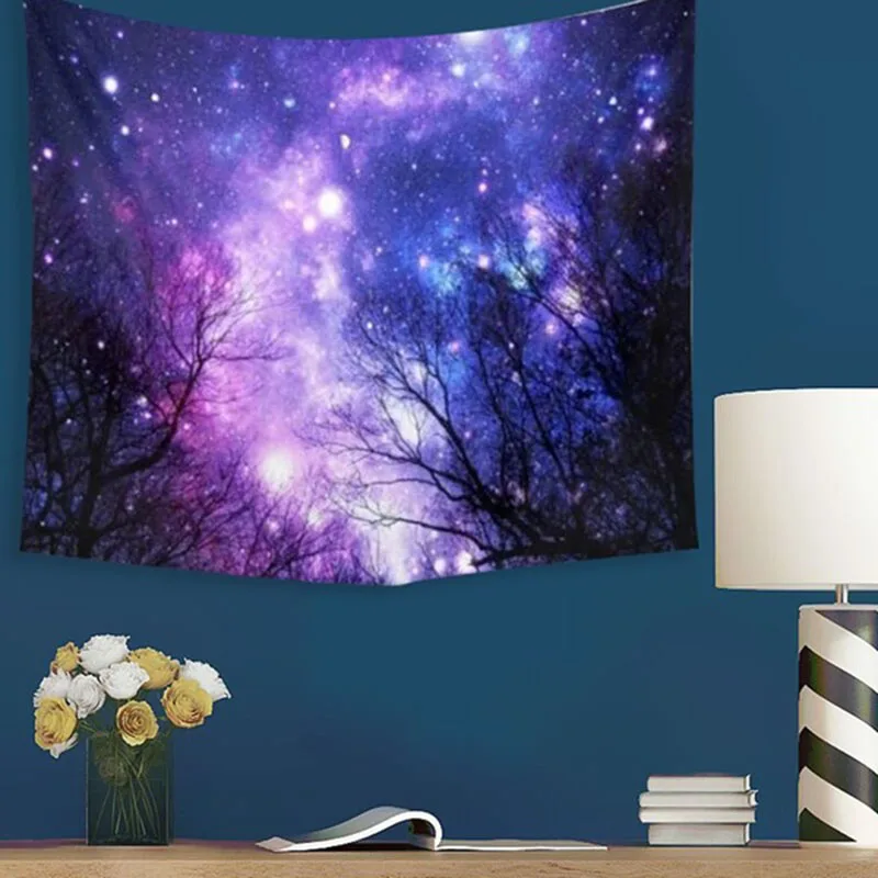 Hot Galaxy Forest Mandala Tapestry Wall Hanging Throw Dorm Bedspread Yoga Mat Decor | Дом и сад